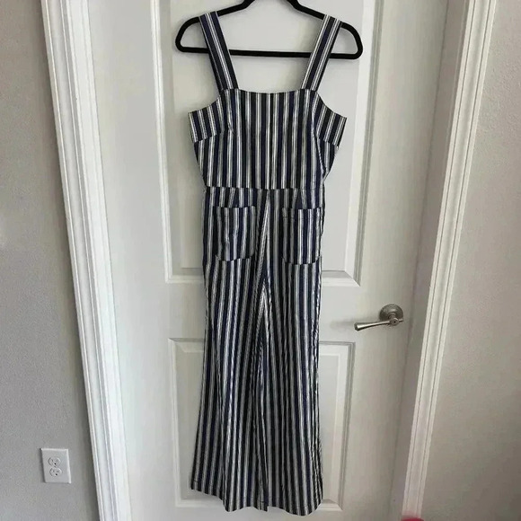 944 Rolla's Striped Jumpsuit Size XS Color Blue White - Picture 2 of 5